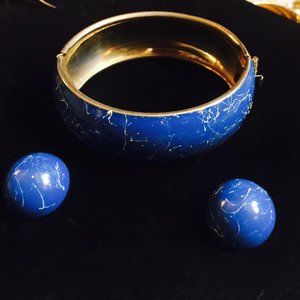 Pauline Bergere Vintage Bracelet and earring set